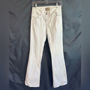 PAIGE White Bootcut Jeans Size: 26